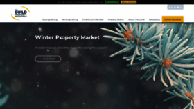 What Guildproperty.co.uk website looked like in 2023 (1 year ago)