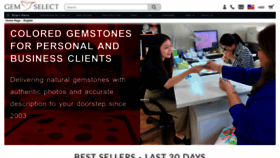 What Gemselect.com website looked like in 2023 (1 year ago)