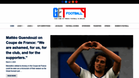 What Getfootballnewsfrance.com website looked like in 2023 (1 year ago)