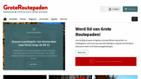 What Groteroutepaden.be website looked like in 2023 (3 years ago)