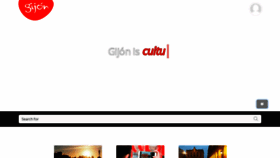 What Gijon.es website looked like in 2023 (1 year ago)