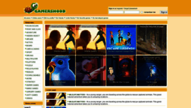 What Gamershood.com website looked like in 2023 (1 year ago)