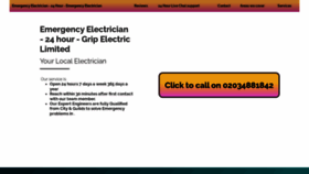 What Gripelectric.net website looked like in 2023 (1 year ago)