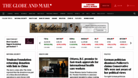 What Globeandmail.ca website looked like in 2023 (1 year ago)