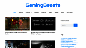 What Gamingbeasts.com website looked like in 2023 (1 year ago)