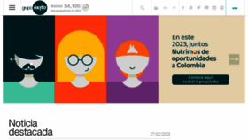 What Grupoexito.com.co website looked like in 2023 (1 year ago)