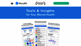 What Getmoodfit.com website looked like in 2023 (1 year ago)