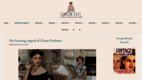 What Glamourdaze.com website looked like in 2023 (1 year ago)
