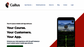 What Gallusgolf.com website looked like in 2023 (1 year ago)