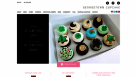 What Georgetowncupcake.com website looked like in 2023 (1 year ago)