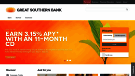 What Greatsouthernbank.com website looked like in 2023 (1 year ago)