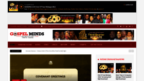 What Gospelminds.com website looked like in 2023 (1 year ago)