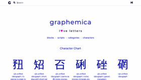What Graphemica.com website looked like in 2023 (1 year ago)