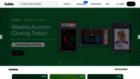 What Goldinauctions.com website looked like in 2023 (1 year ago)