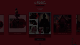 What Gorillaz.com website looked like in 2023 (1 year ago)