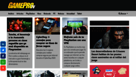 What Gameprotv.com website looked like in 2023 (1 year ago)