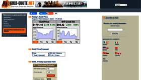 What Gold-quote.net website looked like in 2023 (2 years ago)