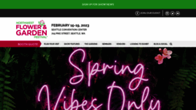 What Gardenshow.com website looked like in 2023 (1 year ago)