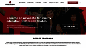 What Global-business-school.org website looked like in 2023 (1 year ago)