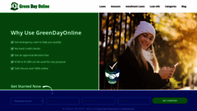 What Greendayonline.com website looked like in 2023 (1 year ago)