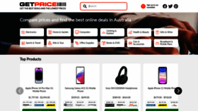 What Getprice.com.au website looked like in 2023 (1 year ago)