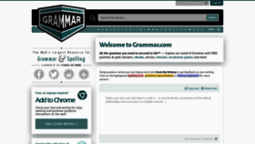 What Grammar.com website looked like in 2023 (1 year ago)