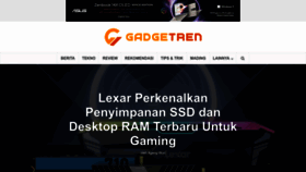 What Gadgetren.com website looked like in 2023 (1 year ago)