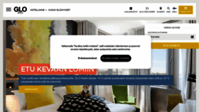 What Glohotels.fi website looked like in 2023 (1 year ago)