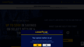 What Goodyearautoservice.com website looked like in 2023 (1 year ago)