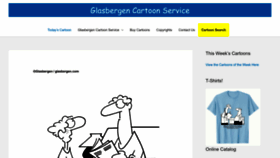 What Glasbergen.com website looked like in 2023 (1 year ago)