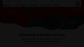What Green.ch website looked like in 2023 (1 year ago)
