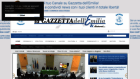 What Gazzettadellemilia.it website looked like in 2023 (1 year ago)