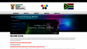 What Gpwonline.co.za website looked like in 2023 (1 year ago)