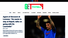 What Getfootballnewsitaly.com website looked like in 2023 (1 year ago)