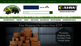 What Greenpartstore.com website looked like in 2023 (1 year ago)