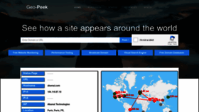 What Geo-peek.com website looked like in 2023 (1 year ago)