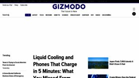What Gizmodo.de website looked like in 2023 (1 year ago)