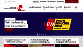 What Gew-nrw.de website looked like in 2023 (1 year ago)