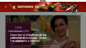 What Gastronomiaycia.com website looked like in 2023 (1 year ago)