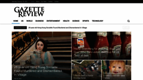 What Gazettereview.com website looked like in 2023 (1 year ago)