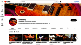 What Guitargeek.com website looked like in 2023 (1 year ago)