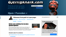 What Gjerrigknark.com website looked like in 2023 (1 year ago)