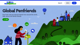 What Globalpenfriends.com website looked like in 2023 (2 years ago)