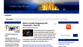 What Goldenageofgaia.com website looked like in 2023 (1 year ago)