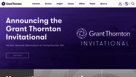 What Grantthornton.com website looked like in 2023 (1 year ago)