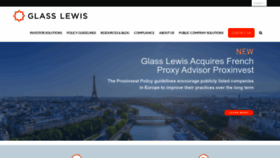 What Glasslewis.com website looked like in 2023 (1 year ago)