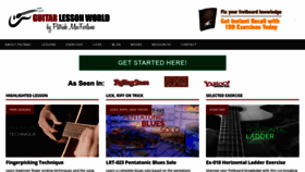 What Guitarlessonworld.com website looked like in 2023 (1 year ago)