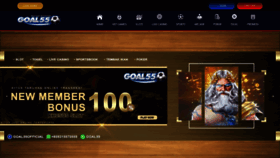 What Goal55.id website looked like in 2023 (2 years ago)