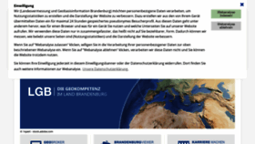 What Geobasis-bb.de website looked like in 2023 (1 year ago)