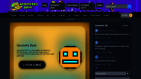 What Geometrydash-full.com website looked like in 2023 (1 year ago)